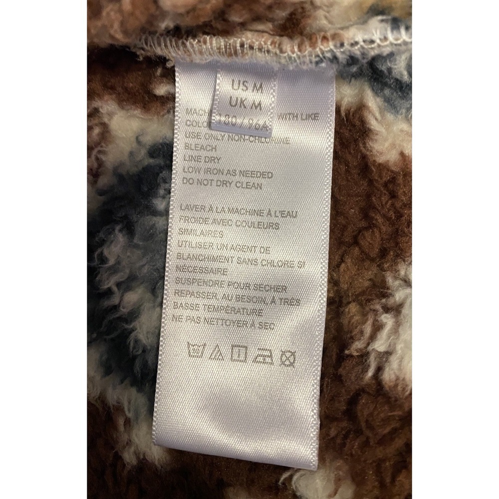 UO Cozy Sherpa Fair Isle Crew Neck Sweatshirt By Urban  Outfitters Men's Size M - Picture 9 of 13